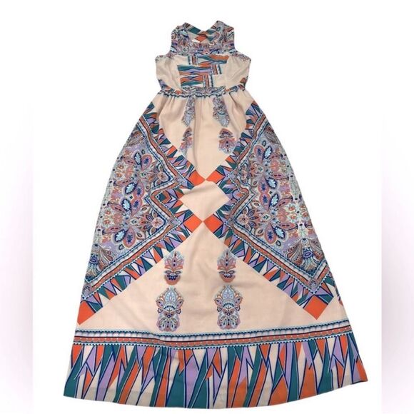 REVOLVE Lovers + Friends Blush Lilac Kitty Cat Cutout Criss Cross Slip Maxi - Picture 12 of 14